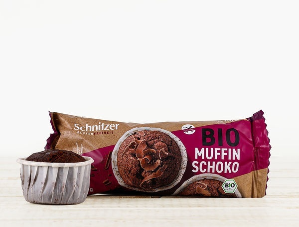 Bio Muffin Schoko glutenfrei, 2 Stück, 140g