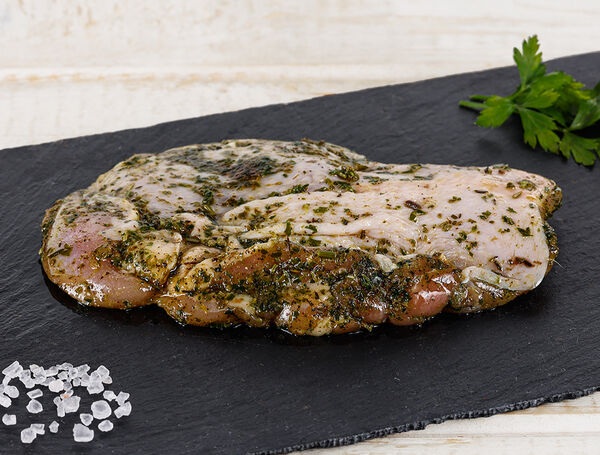 Poulet Schenkelsteak, Kräutermarinade, ca. 170g