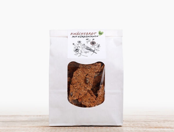 Bio Knäckebrot mit Kürbiskerne, 200g