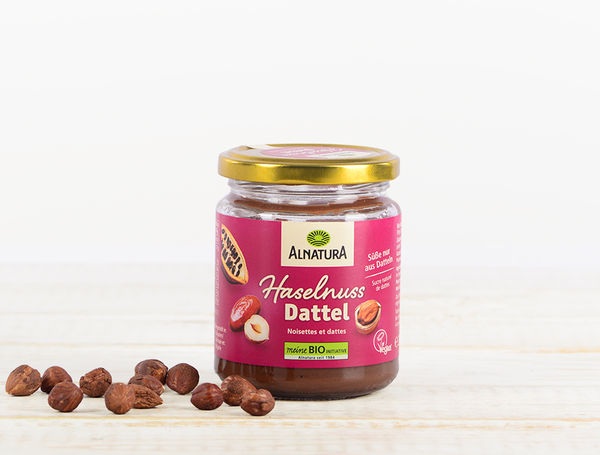 Bio Haselnuss-Dattel Creme, 240g