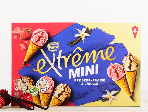 Extrême Mini Erdbeer & Vanille, 8x60ml