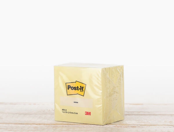 Post-it® gelb 76x76mm, 6x100 Blätter