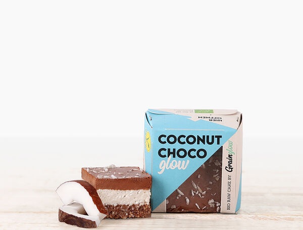 Bio Raw Cake Coconut Choco Glow, 55g