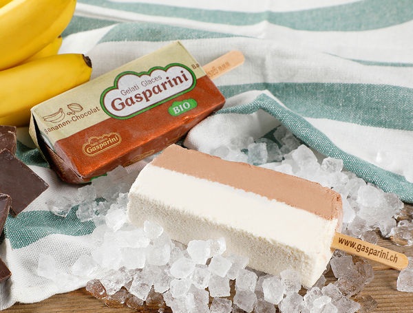 Bio Glacé Stängeli Bananen-Chocolat, 80ml