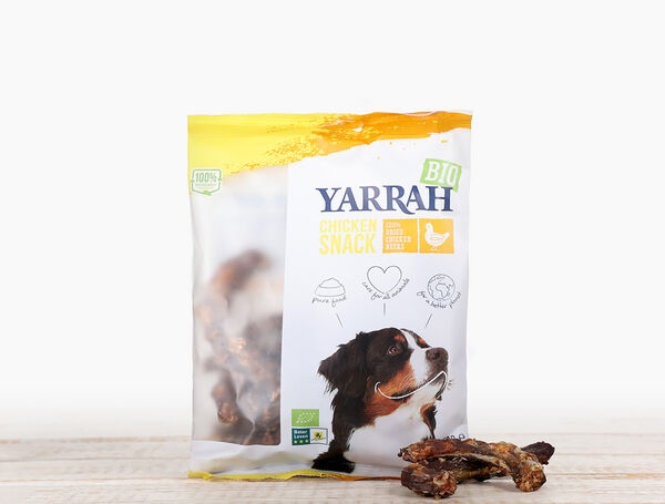 Bio getrocknet Poulethälse Hundesnack, 150g