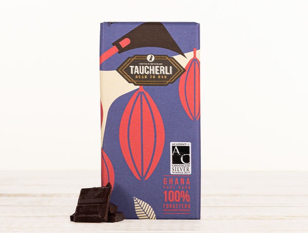 Bean to Bar Schoggi Ghana 100%, 80g
