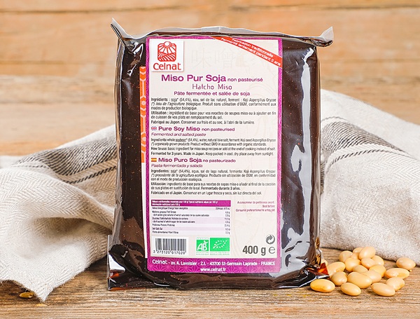 Miso Hatcho soja bio, 400g