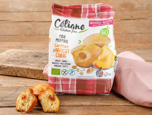 Bio Mini Aprikosen & Quitte Muffins glutenfrei, 7 Stück, 200g