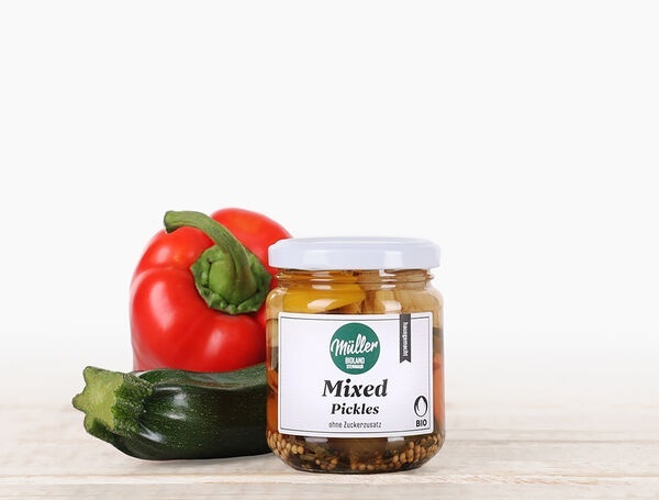 Bio Mixed Pickles - Gemüse in Essig, 225ml