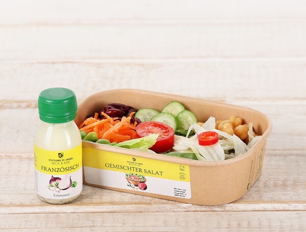 Gemischter Salat klein mit French Dressing, ca. 120g