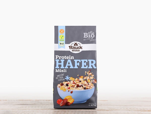 Bio Hafer Müesli Protein ungesüsst glutenfrei, 425g