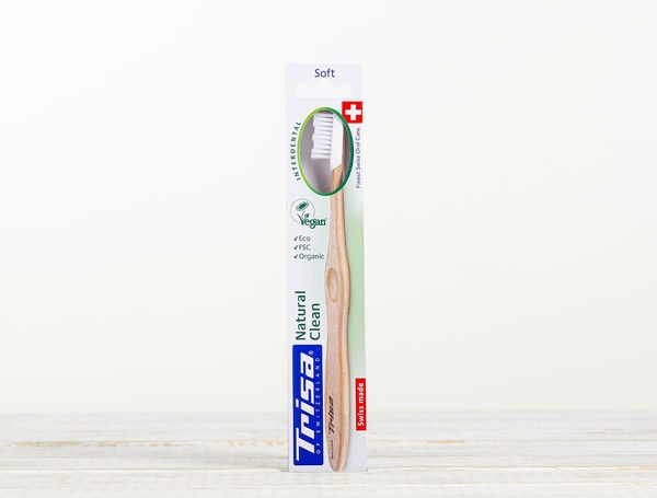 Schweizer Holzzahnbürste, soft