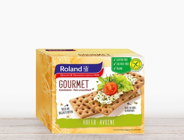 Roland Gourmet Knäckebrot Hafer, 230g