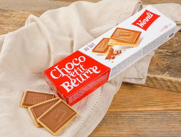 Wernli Guetzli Petit-Beurre mit Milchschoggi, 125g
