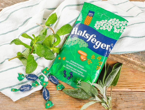 Halsfeger Kräuterbonbons, 90g