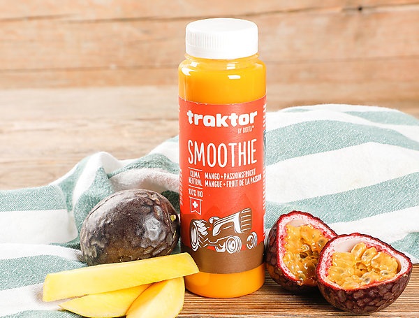 Traktor Bio-Smoothie Mango-Passionsfrucht, klimaneutral, 250ml