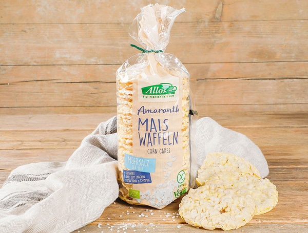 Bio Amaranth Mais-Waffeln Meersalz, 100g