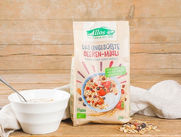 Bio Beeren-Müesli ungesüsst, 500g