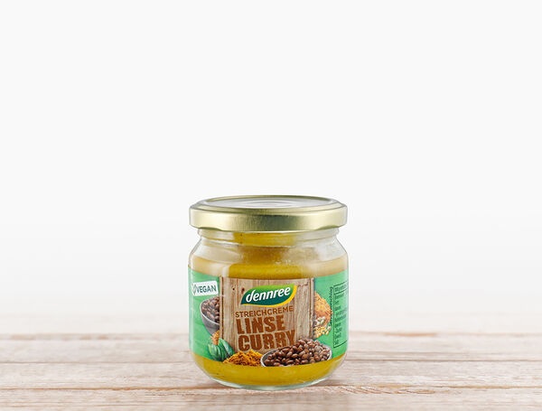 Bio Streichcreme Linsen-Curry, 180g