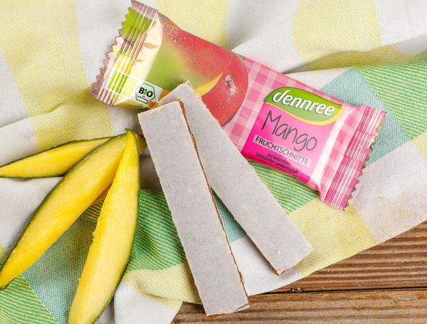 Bio Fruchtschnitte Mango, 40g