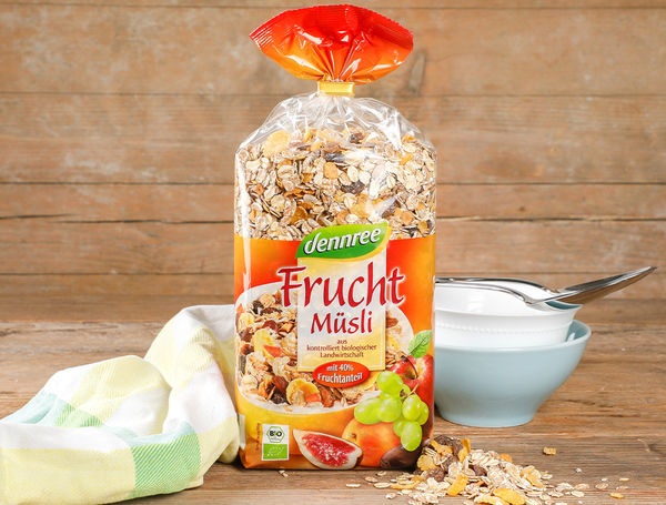 Bio Früchte Müsli, 750g