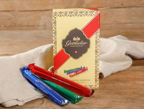 Hüppen Tradition - Praliné, Moca, Gianduja, 10 Stücke, 150g