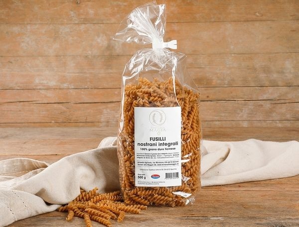 Fusilli aus Tessiner Vollkorn Hartweizen, 500g