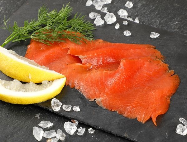 So?key Wildlachs, geräuchert und gebeizt, in Scheiben, 50g