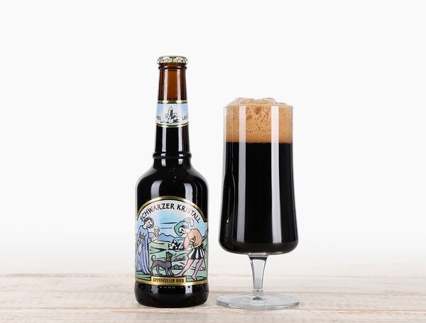Appenzeller Schwarzer Kristall, 33cl