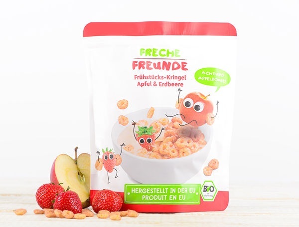 Bio Frühstücks-Kringel Apfel & Erdbeere, 125g