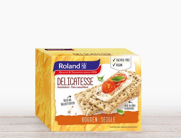 Roland Delicatesse Knäckebrot Roggen, 200g