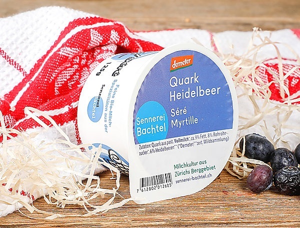 Quark Heidelbeer Demeter, 125g