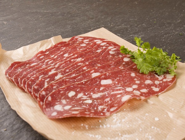 Salami Spianata di Fabio, geschnitten, ca. 90g