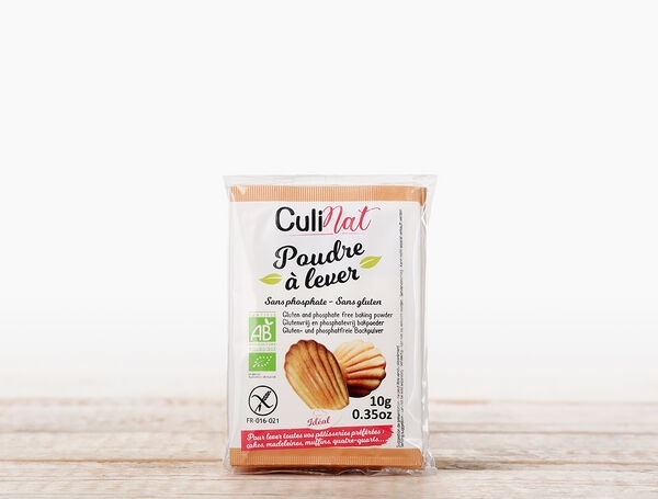 Bio Backpulver glutenfrei, 8 Beutel, 80g