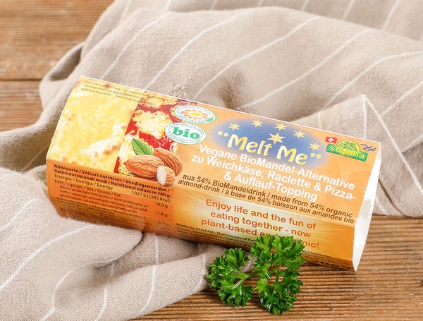 Bio vegane Alternative zu Weichkäse, Raclette & Topping, 