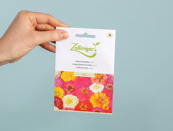 Bio Blumensamen Zinnien, gemischt, 5g