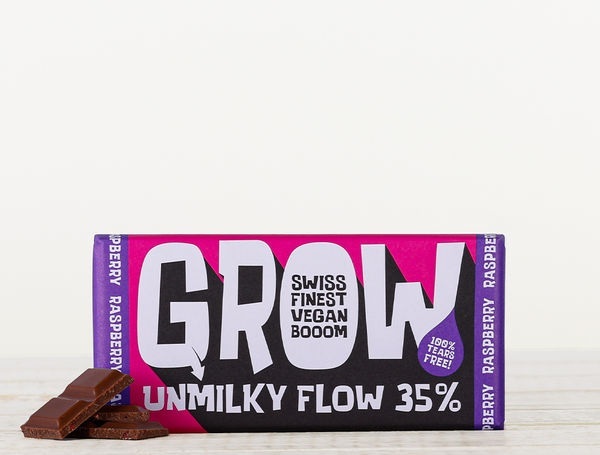 Bio GROW Unmilky Flow Raspberry, 100g