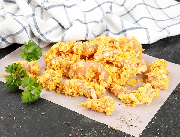 Pouletchnusperli Cornflakespannade, ca. 280g
