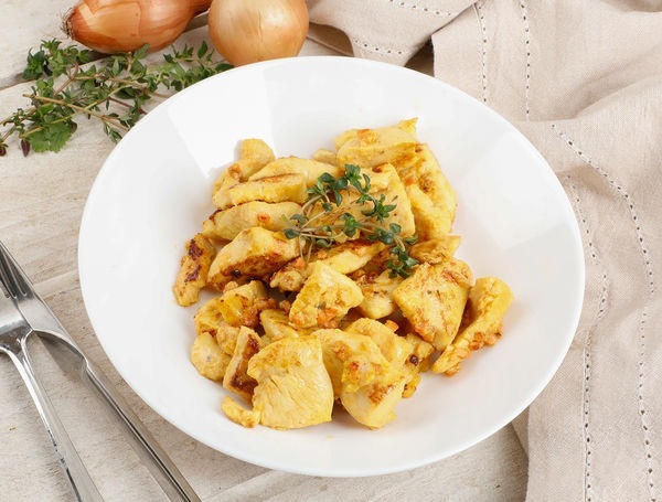 Poulet-Safran Pfanne, ca. 280g