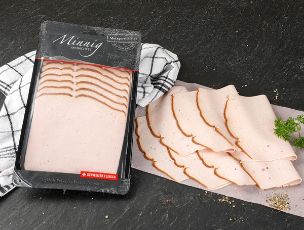 Delikatessen Fleischkäse, geschnitten, 140g