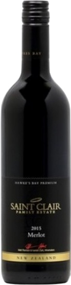 Saint Clair Premium Merlot - 75cl, Neuseeland