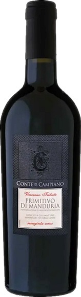 Conte di Campiano Primitivo di Manduria - 75cl - Apulien, Italien