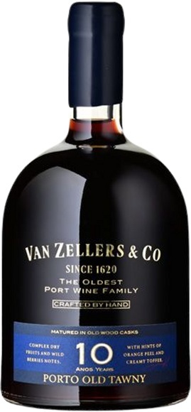 10 Years Old Tawny Port - Van Zellers & Co - 75 cl - Süsswein - Porto, Portugal