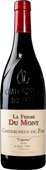Domaine de la Ferme du Mont Benault Capelan Châteauneuf du Pape Rouge AOP - 50cl - Côtes du Rhône, Frankreich