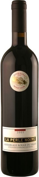 La Perle Noire Assemblage Rouge du Valais AOC 2019 - Domaine du Mont d'Or - 37.5 cl - Rotwein - Wallis, Schweiz