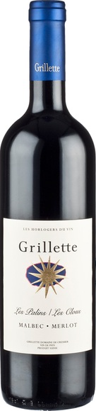Les Palins Premier Malb.-Merl. Neuchatel VdP 2016 - Grillette Domaine De Cressier - 75 cl - Rotwein - Neuenburg, Schweiz