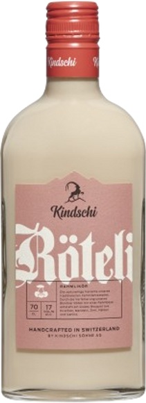 Bündner RAHM Röteli Likör 70 cl / 17 % Schweiz