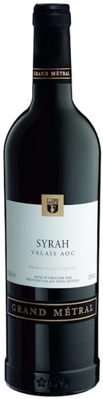Syrah Grand Metral AOC 2017 - Provins - 75 cl - Rotwein - Wallis, Schweiz