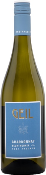 Johann Geil Erben Chardonnay Bechtheimer -S- trocken - 75cl - Rheintal, Deutschland