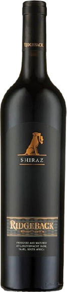 Ridgeback Shiraz - 75cl - Coastal Region, Südafrika